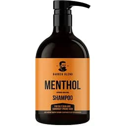 Шампунь для жирної шкіри голови і схильного до лупи волосся Barber Blend Menthol 500 мл