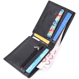 Чоловічий шкіряний портмоне ST Leather 11,5х9х1 см acs0028311 - мініатюра 4