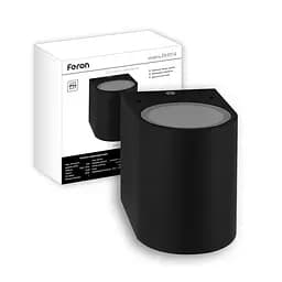 Архитектурный накладной светильник Feron DH014 GU10 под лампу черный