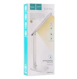Настільна LED-лампа Hoco DL04 світлодіодна акумуляторна 1200mAh із сенсорним керуванням і регулюванням яскравості 7 Вт Білий - мініатюра 4