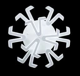 Люстра стельова LED Splendid Ray LK55/9, 360W, білий, сучасний стиль з пультом - мініатюра 2