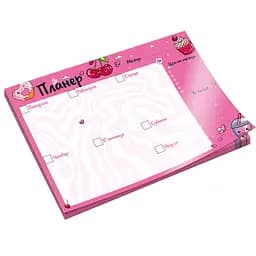 Планер недельный Vladi Toys VT9212-02, 20х14,3 см, 54 листа, украинский