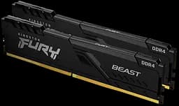 Оперативная память Kingston Fury 32GB (2x16GB) DDR4 3200MHz Beast Black (KF432C16BB1K2/32WP)
