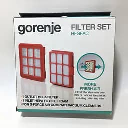Комплект Hepa фільтрів для пилососу Gorenje VCEA01GACWCY, VC1901GACRCY, VC1701GACWCY, 732742 (HFGFAG) - мініатюра 5