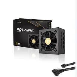 Блок живлення 750W Chieftec POLARIS PPS-750FC, 120 mm, 80+ GOLD, Cable management, retail (PPS-750FC) - мініатюра 2