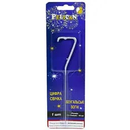 Бенгальська свічка-цифра "7" Pelican 860027 Срібло (2000990576835)