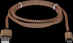 Кабель USB AM-micro BM, 1.0 м, золотистий, 08-03T PRO Defender