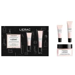 Новогодний набор Lierac Hydragenist: крем для лица The Rehydrating Radiance Cream 50 мл + сыворотка The Rehydrating Serum 15 мл + крем для контура глаз The Rehydrating Eye Care 7.5 мл