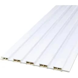 Рейка декоративна Wall Sticker WPC стінова 3000х150х9 мм Білий SW-00001866