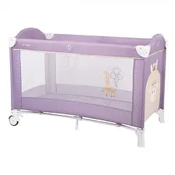 Кровать-манеж FreeOn Giraffe, сиреневый (8002743)