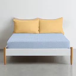 Простирадло Cosas на резинці 120х200 blue dots, блакитний (DropLightBlue-4003_120x200x20) - мініатюра 3