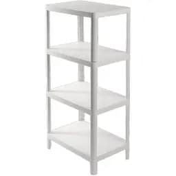 Этажерка Violet House Olympic 4-х ярусная белая (6030 Olympic 4 пол. WHITE 27*42*95 см)