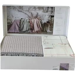 Постельное белье с вафельным покрывалом Pupilla Monica Lila Pupilla pbe0051430