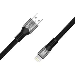 Плоский кабель Kaku KSC-278 USB - Lightning 1.2 m - Black