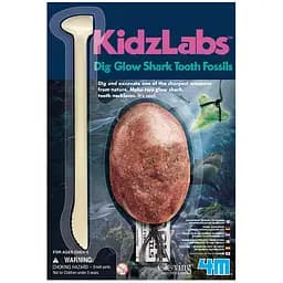 Набір для розкопок 4M KidzLabs Сяючі зуби акули (00-05918)