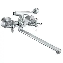 Змішувач для ванни Cron Dominox 140 Euro CR0863 Хром