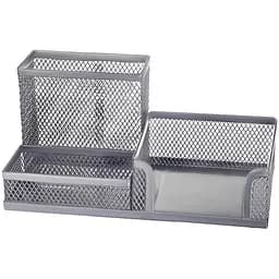 Підставка-органайзер Buromax 200x100x100 мм срібна (BM.6247-24)