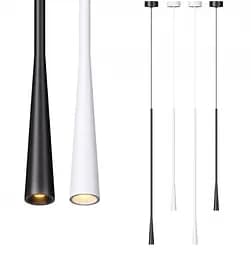 Світильник підвісний KLOODI DECO PE-SURMA600 7W 3K BK - мініатюра 2