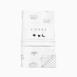Комплект постільної білизни дитячий Cosas Crown & Dots 110 х 140 см (Корона_горох_115) - мініатюра 3