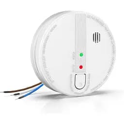 Дротова димова сигналізація зі світлодіодним індикатором та кнопкою відключення