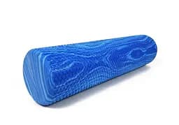 Масажний ролик EasyFit Foam Roller 45 см Синій блакитний (EF-2031-Bl)