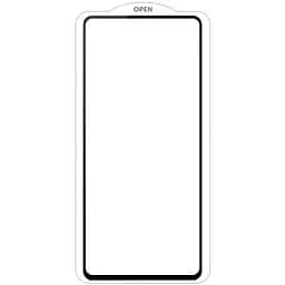 Захисне скло SKLO 5D для Oppo A58 4G Чорний / Біла підкладка