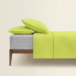 Комплект постільної білизни Cosas Lime CS7 Євро лайм (Ranfors70_Lime_El180x30-CellAshgrey_200) - мініатюра 2