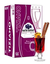 Вино Tiziano Магія Карпат напівсолодке червоне  10 літрів