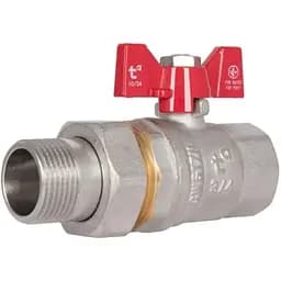 Кран шаровой Thermo Alliance "Американка" Standart 3/4" ВН прямой, PN40, бабочка SD220W20