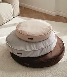 Лежак-подушка ортопедична для собак "Pearl" з ефектом пам'яті Memory Foam коричневий XS 60см - мініатюра 5