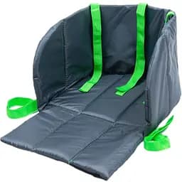 Матрас-сиденья для саней Snower, серый с салатовым.