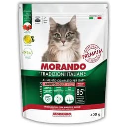 Сухой корм для кошек Morando Tradizioni с говядиной и свининой 400 г