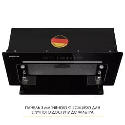 Витяжка повновбудована WEILOR LUMINA WBG 68 BLACK - мініатюра 10