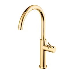 Смеситель для кухни Omnires Tula gold (TL6050GL) золотой - глянцевый