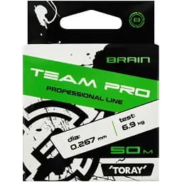 Волосінь Brain Tea м Pro 50 м (clear) 0.267 мм 6.9 кг - мініатюра 2