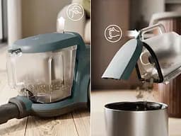 Пилосос Electrolux контейнерний 850 Вт HEPA12 3 насадки зелений - мініатюра 3