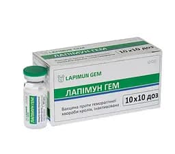 Вакцина для кролів Лапімун Гем 10д (Біотест Лаборат)