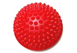 Полусфера массажная киндербол EasyFit 15 см жесткая красная