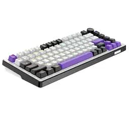 Клавиатура игровая механическая HATOR HK-75-WV Wireless Hellyberry Switch USB, 2,4 ГГц, Bluetooth 5.3 White-Violet - мініатюра 4