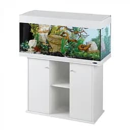 Акваріум Ferplast DUBAI 120 LED WHITE 121 x 41 x h 56 cm (FR19582916-1) - мініатюра 2