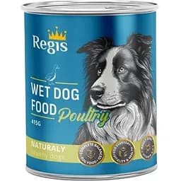 Влажный корм для собак Regis с птицей 415 г 