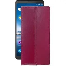 Чохол StatusCASE з екошкіри для планшету Lenovo Tab V7 Бордовий