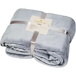 Плед Ярослав флисовый 200х145 см серый (44125)