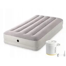 Надувне велюр-ліжко Intex 64177 (26187)