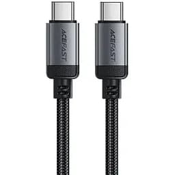 Кабель Acefast C20-03 USB-C to USB-C aluminum alloy charging data cable чорний