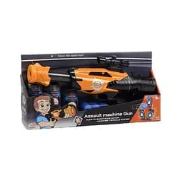 Насосный автомат YG 03 P с оптическим прицелом и мягкими мячиками. Оранжевый