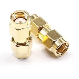 SMA перехідник коннектор з RP-SMA male на RP-SMA male без штирків з 2-х сторін (100935) - мініатюра 2