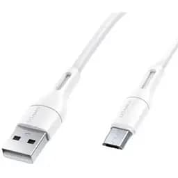 Кабель Usams SJ502 U68 Micro Charging Data Cable 1 м Білий