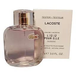 Lacoste Eau De L.12.12 Pour Elle Elegant 90 мл тестер туалетна вода