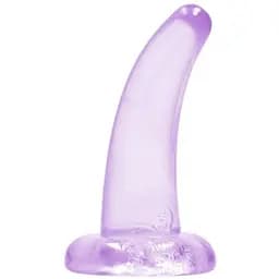Фаллоимитатор Realrock Crystal Clear Dildo 5" 11.5 см фиолетовый